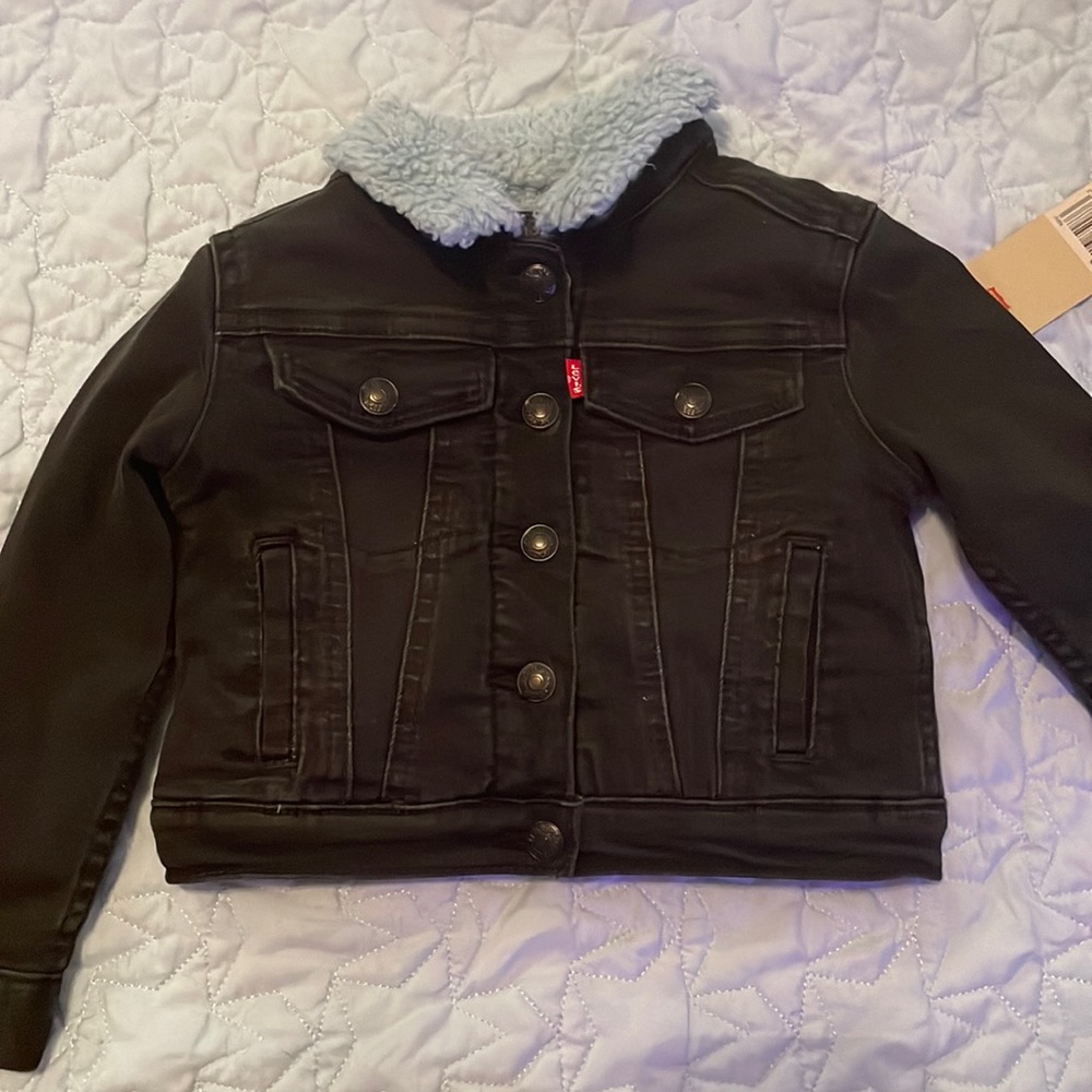 Levi Strauss & Co. insulated black jean Jacket size 2t